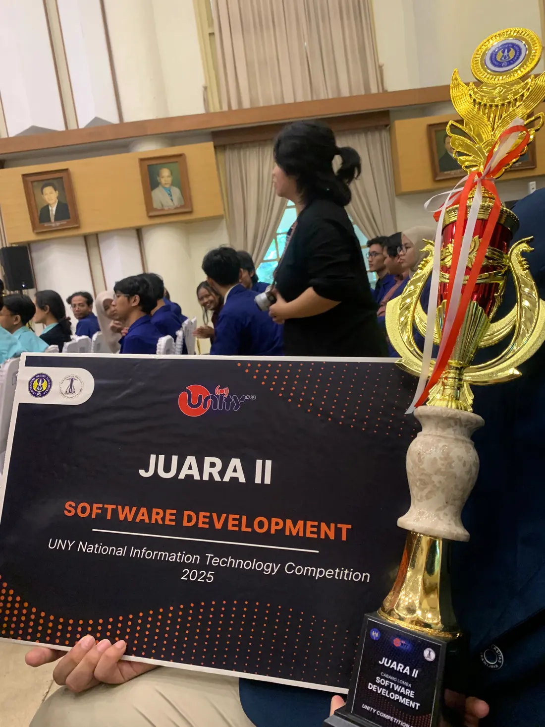 The trophy, software development category