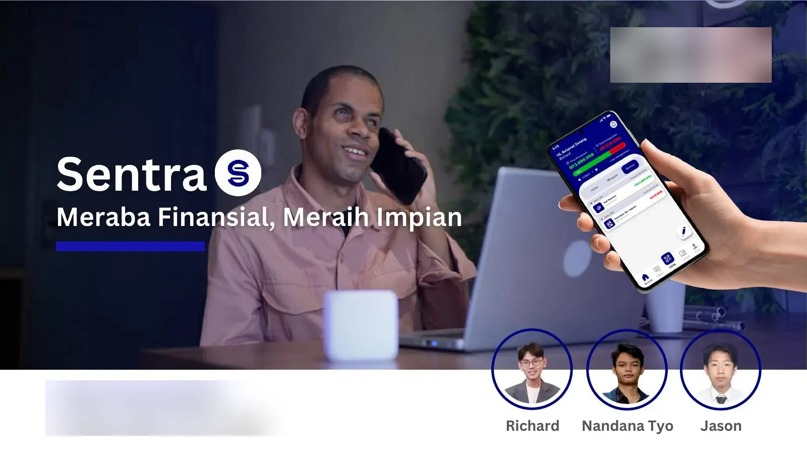 Pitch cover: 'Feel your finances, reach your dreams'.